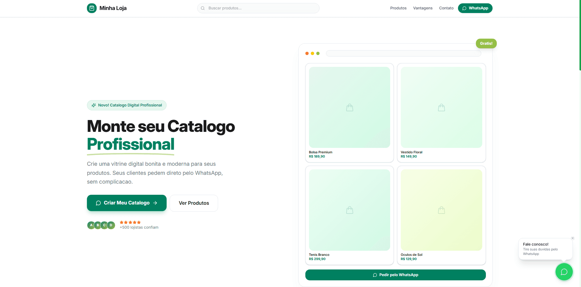 Catálogo de Produtos